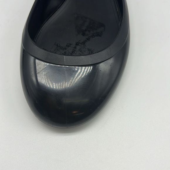 J Crew - Black Round Toe Ballet Flat Lightweight Jellies Ballet Flats Size 7 - Picture 10 of 14